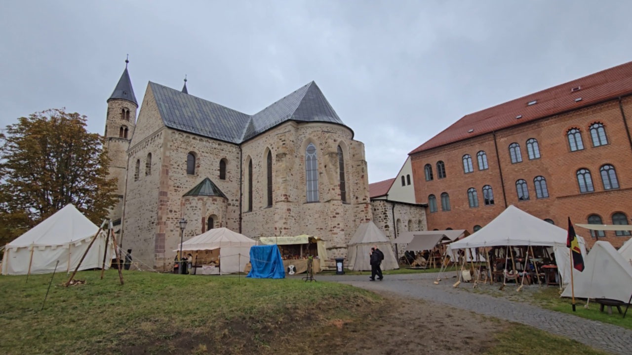Szenen vom Mittelalterfest in Magdeburg