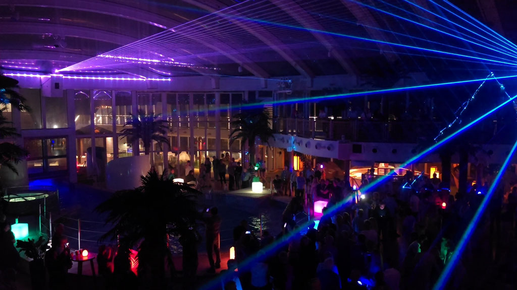 Die Lasershow und etwas von der Silent Night